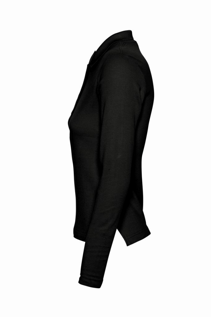 SOL'S Ladies Podium Long Sleeve Cotton Piqué Polo Shirt - Image 4