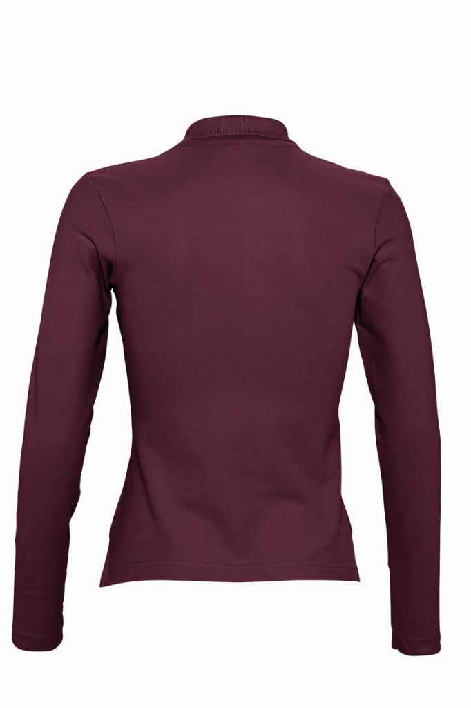 SOL'S Ladies Podium Long Sleeve Cotton Piqué Polo Shirt - Image 6