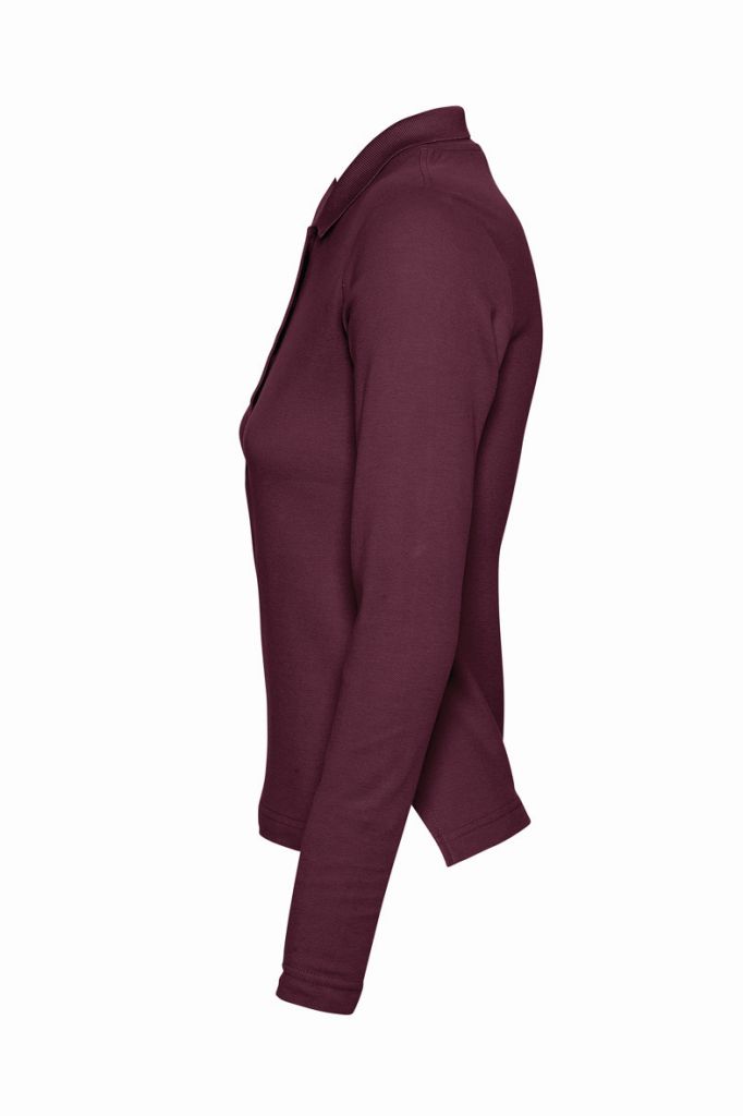 SOL'S Ladies Podium Long Sleeve Cotton Piqué Polo Shirt - Image 7