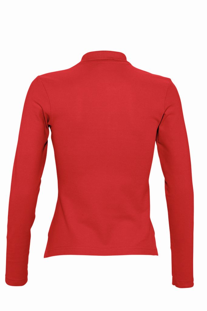 SOL'S Ladies Podium Long Sleeve Cotton Piqué Polo Shirt - Image 30