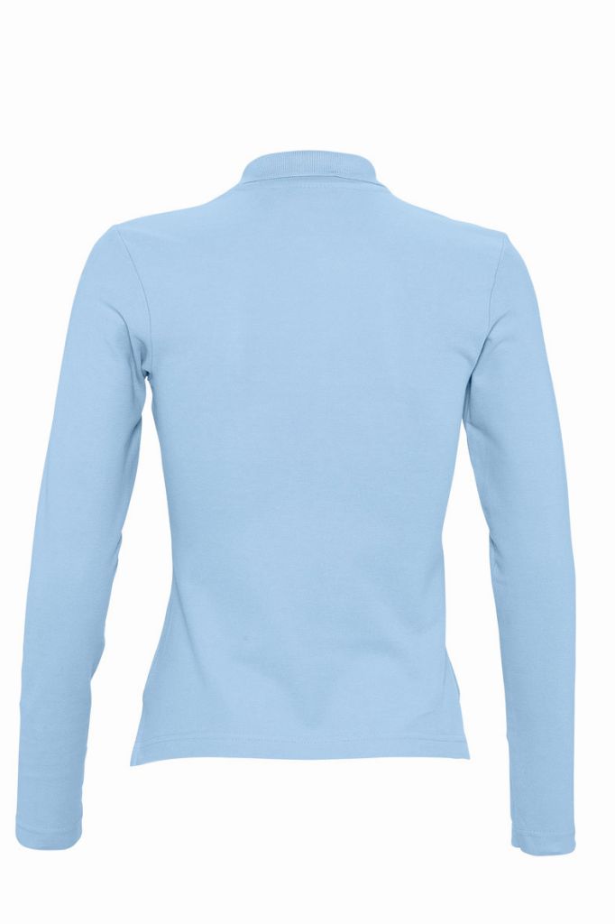 SOL'S Ladies Podium Long Sleeve Cotton Piqué Polo Shirt - Image 39