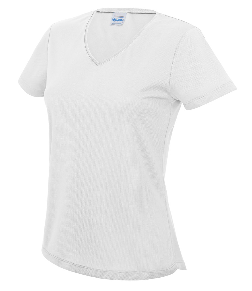 AWDis Cool Girlie V Neck Wicking T-Shirt - Image 2