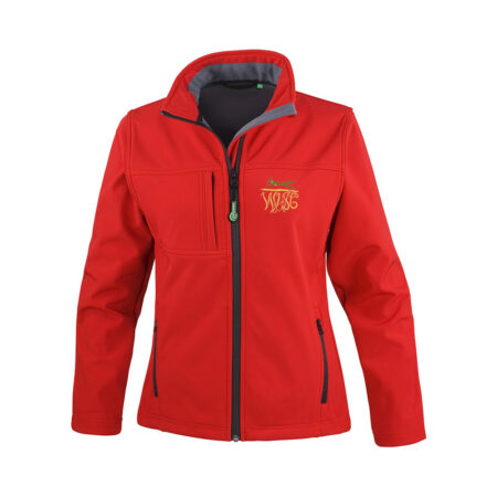 WHSC Soft Shell Jacket in Red - Ladies