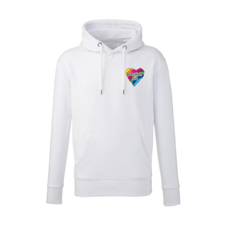 Passion Fit Hoody - Ladies - EMBROIDERED - White