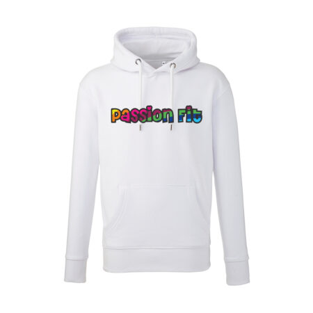 Passion Fit Hoody - Ladies - PRINTED - White