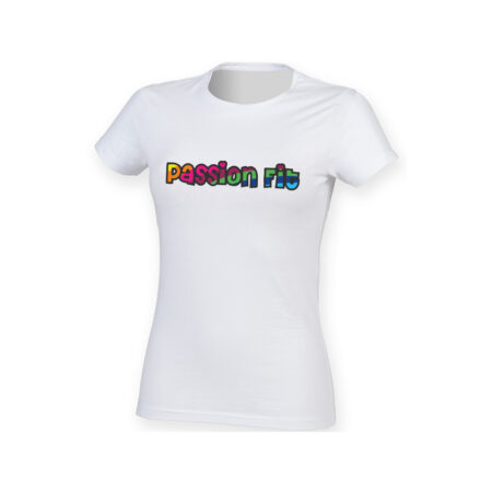 Passion Fit - Ladies Fitted T Shirt - PRINTED