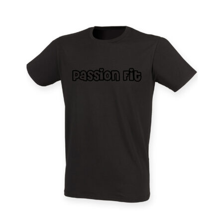 Passion Fit T Shirt - Unisex - Black on Black