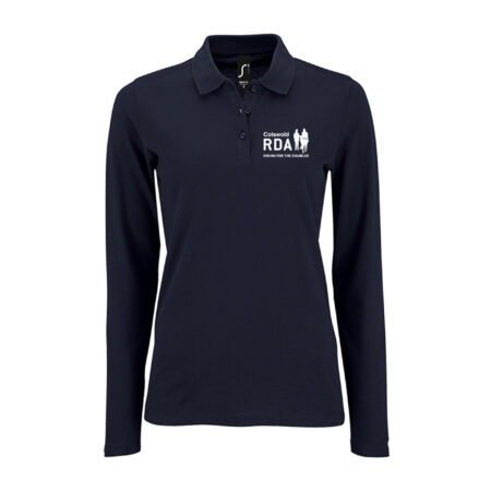 Cotswold RDA Long Sleeve Polo Shirt - Ladies