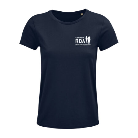 Cotswold RDA Ladies Round Neck T Shirt - Navy