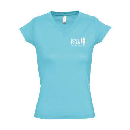 Cotswold RDA Ladies V Neck T Shirt - Atoll