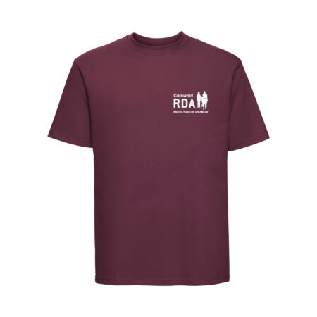 Cotswold RDA T Shirt - Burgundy