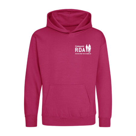 Cotswold RDA Hoody - Hot Pink Junior